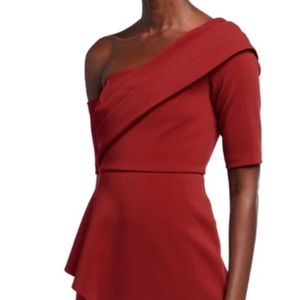 One-shoulder designer gown, Size 4